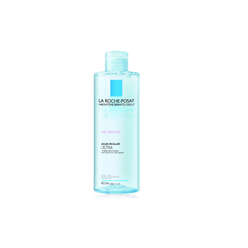 Agua Micelar Ultra Desmaquillante Piel Reactiva 400ml. La R Posay