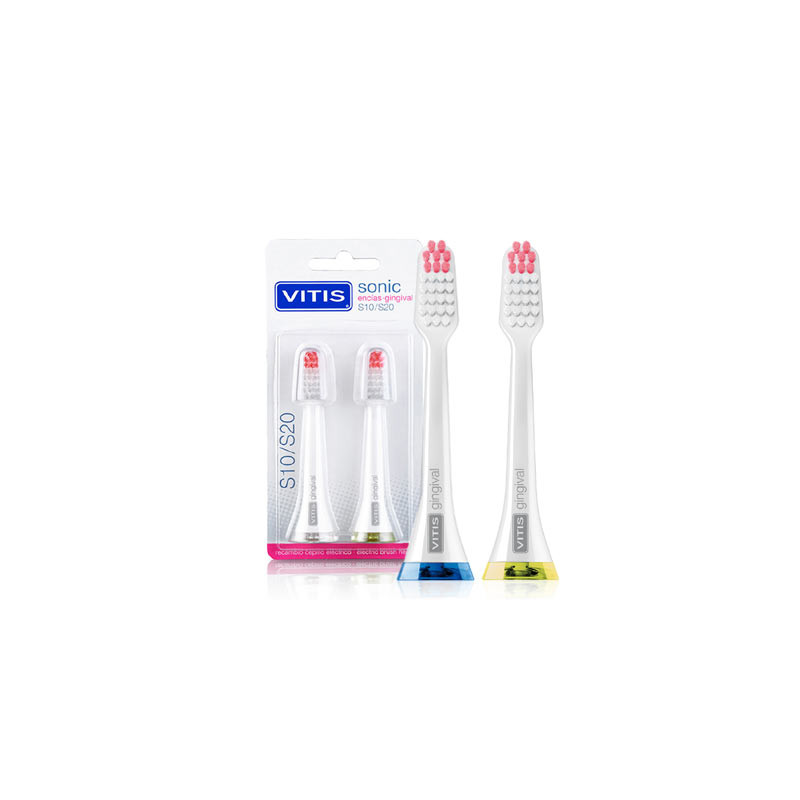 Vitis Sonic Encias Recambio Cepillo Dental Electrico 2 Uds