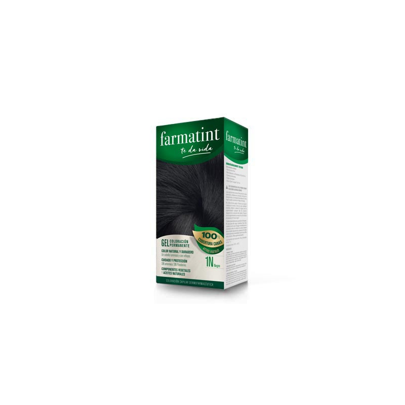 Farmatint 1N Negro Gel Permanente 135ml