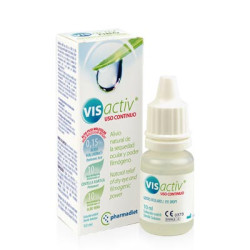 Vis activ uso continuo solución esteril sequedad ocular 10ml