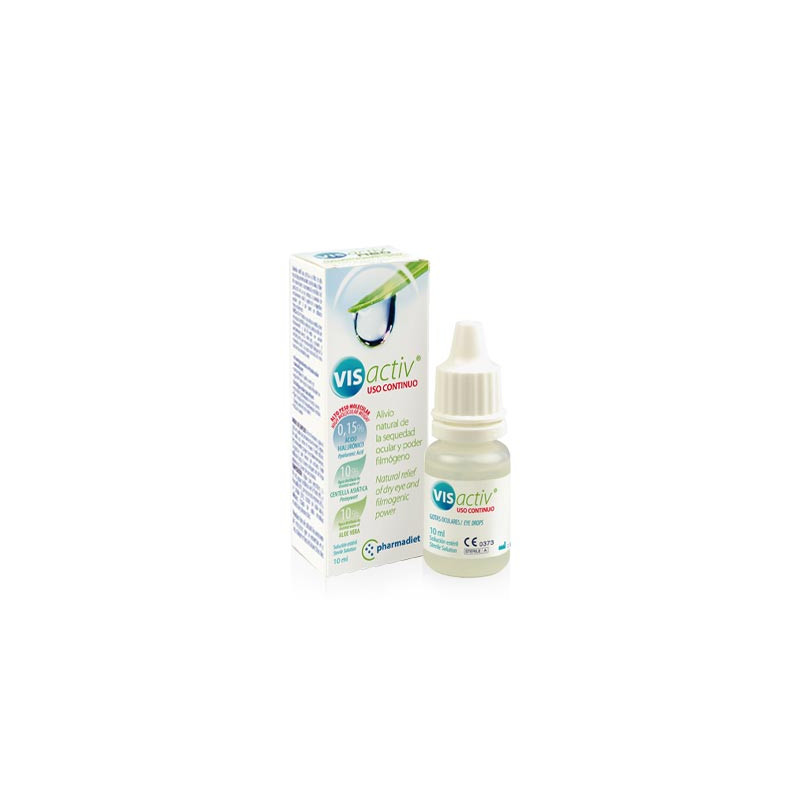 Vis activ uso continuo solución esteril sequedad ocular 10ml