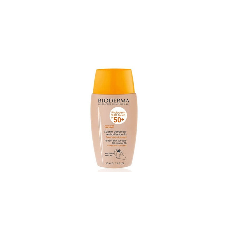 Bioderma Photoderm Nude Spf 50+ Solar Tono Natural Muy Claro 40ml