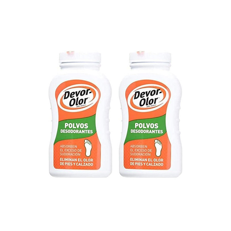 Devor Olor Desodorante Pies Polvo Duplo 2x100gr