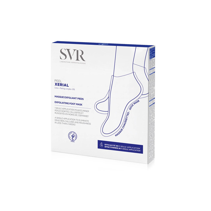 SVR Xerial Peel Mascarilla Exfoliante Para Pies 2x20ml