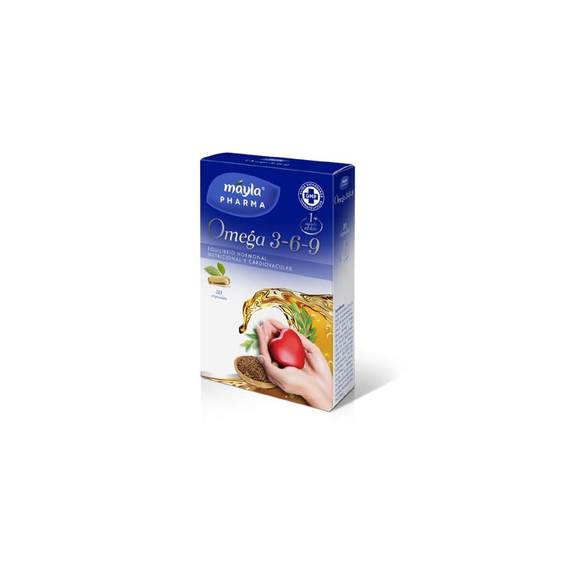 Mayla Omega 3-6-9 funcion cardiovascular 30 cápsulas