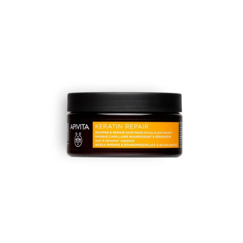 Apivita Keratin Repair Mascarilla Nutritiva y Reparadora 200ml