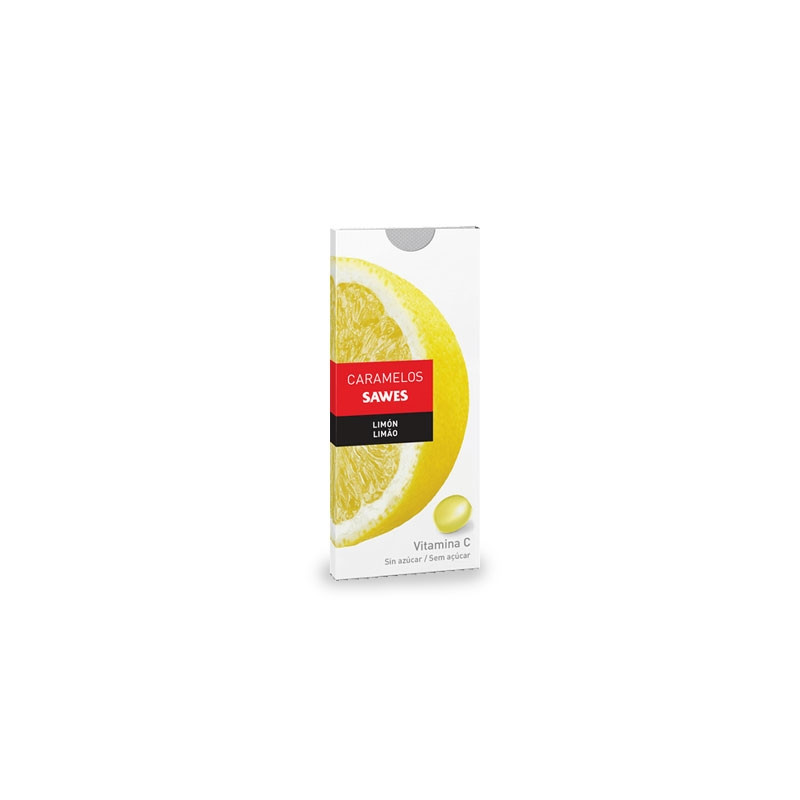 Sawes Caramelos Limon sin Azucar Blisters