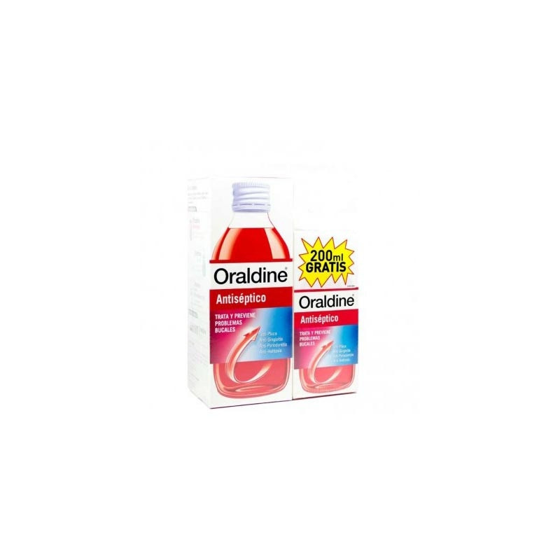 Oraldine Colutorio Uso Diario Antiseptico 400ml +Colutorio 200ml