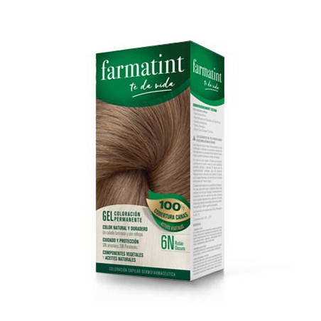 Farmatint 6N Rubio Oscuro Gel 135ml