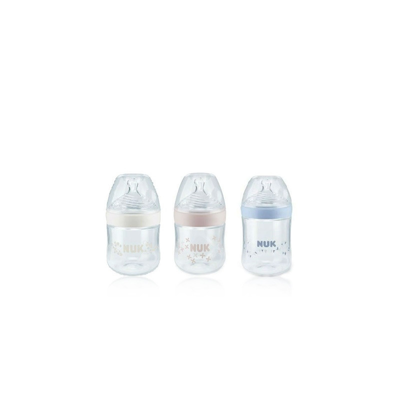 Nuk Biberón nature sense t1 silicona m 0-6m 150ml