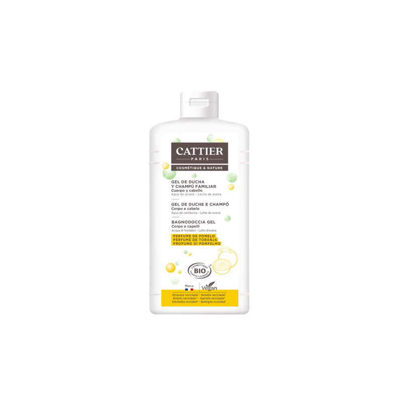Cattier Gel-Champu Familiar Leche de Avena 500ml