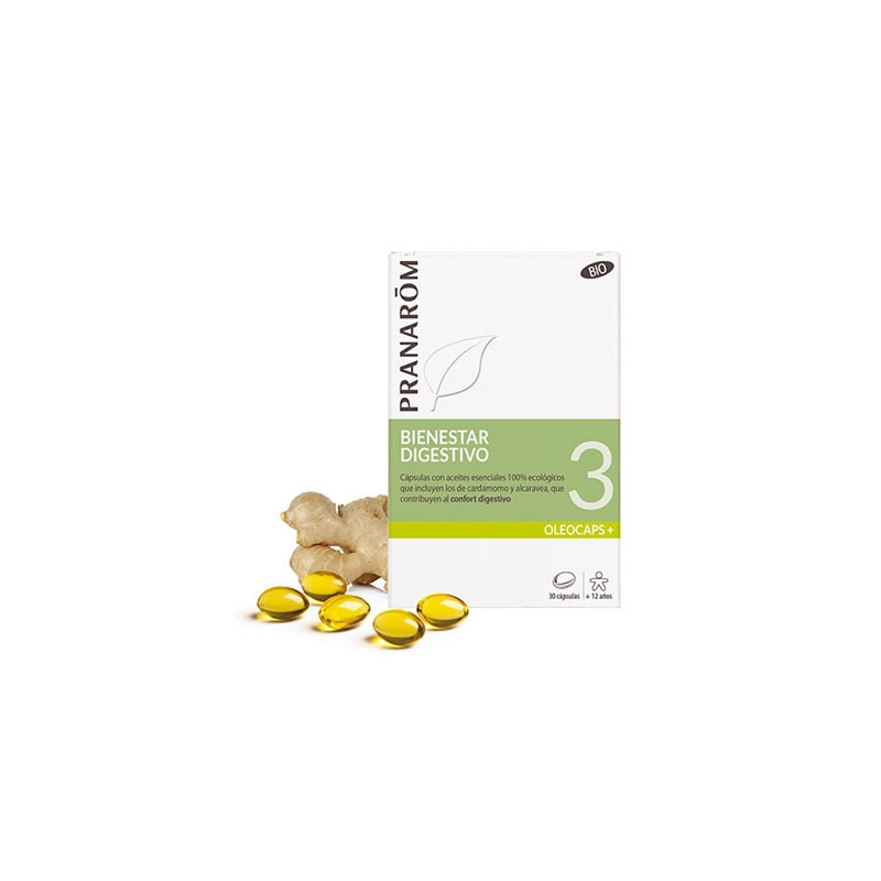 Pranarom Oleocaps 3 Bienestar Digestivo 30 Capsulas