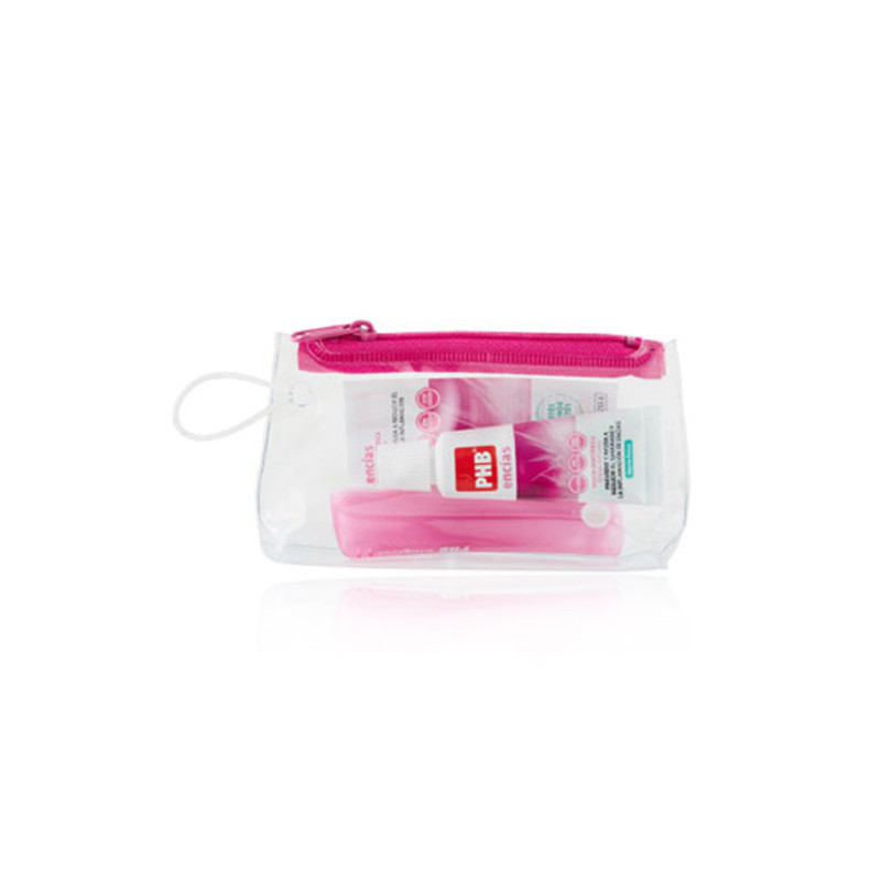 PHB Encias Cepillo Viaje + Pasta Dental Encias 15ml + Neceser