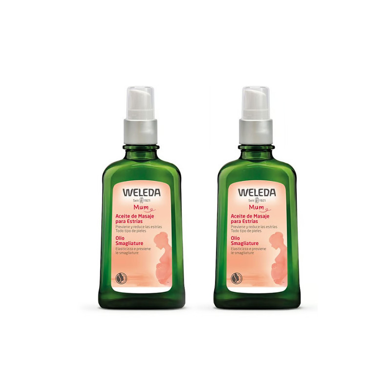 Weleda Aceite de Masaje Antiestrias Duplo 2x100ml
