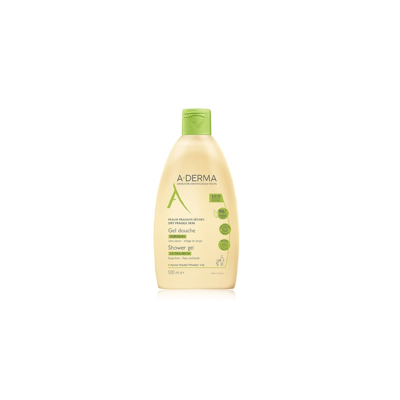 Aderma Gel de Ducha Sobregraso Sin Jabon 500ml