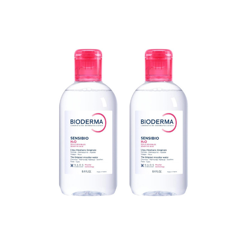 Bioderma Sensibio H2o Solución Micelar Piel Sensible Duo 2x500ml
