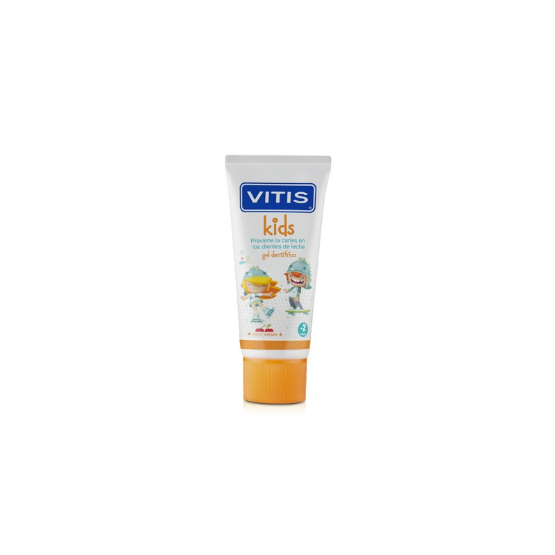 Dentaid Vitis Kids Gel Dentifrico Fluor Sabor Cereza 50ml