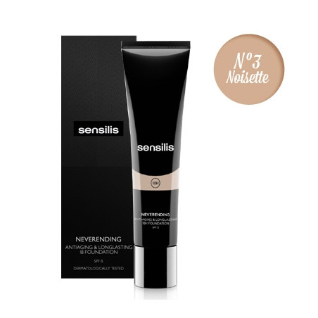 Sensilis Neverending maquillaje fluido 03 noisette spf 15 30ml