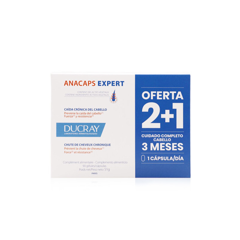 Ducray Anacaps Expert Anticaida Cabello 90Caps