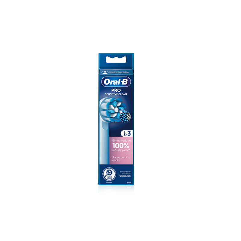 Oral-B Pro Recambio Cepillo Electrico Sensitive Clean 3 Uds