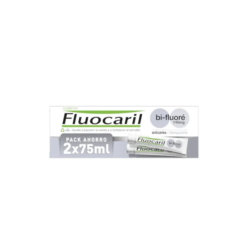Fluocaril Bi-fluore Pasta Dental Blanqueante Duplo 2x75ml