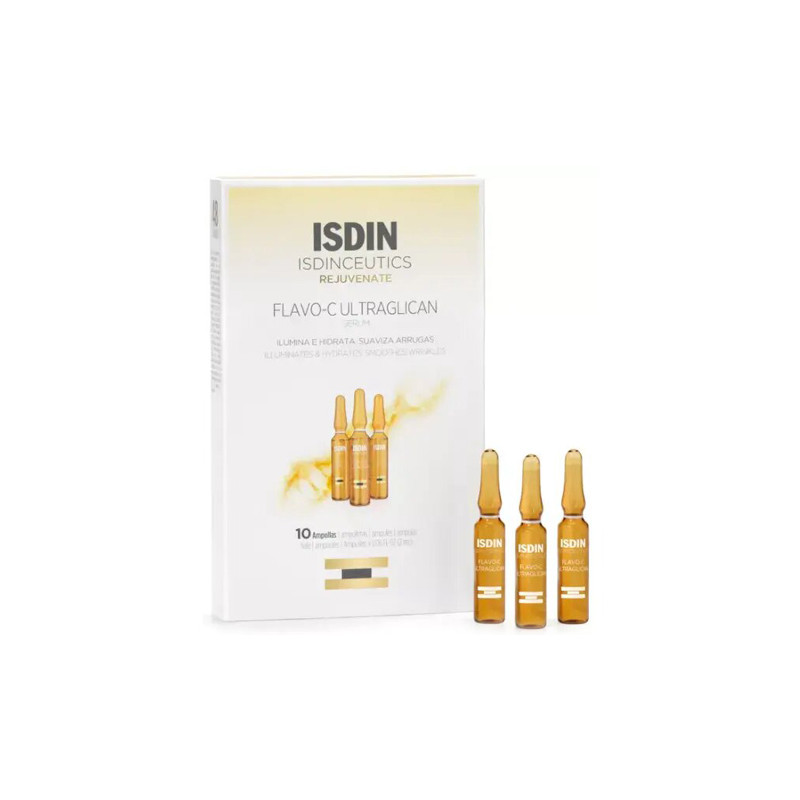 Isdinceutics Flavo-C Ultraglican Serum Antioxidante Dia 10Amp
