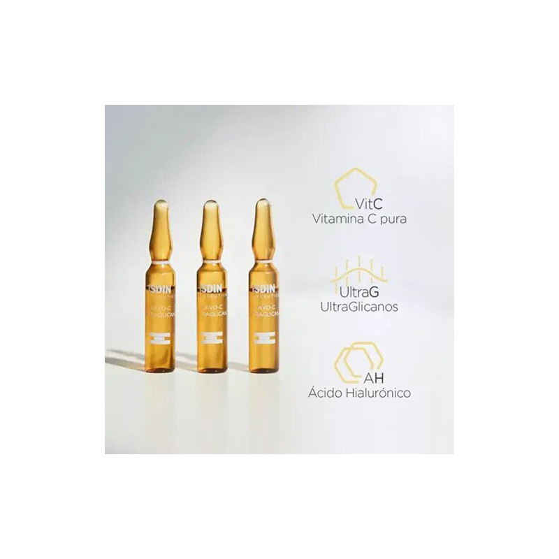 Isdinceutics Flavo-C Ultraglican Serum Antioxidante Dia 10Amp