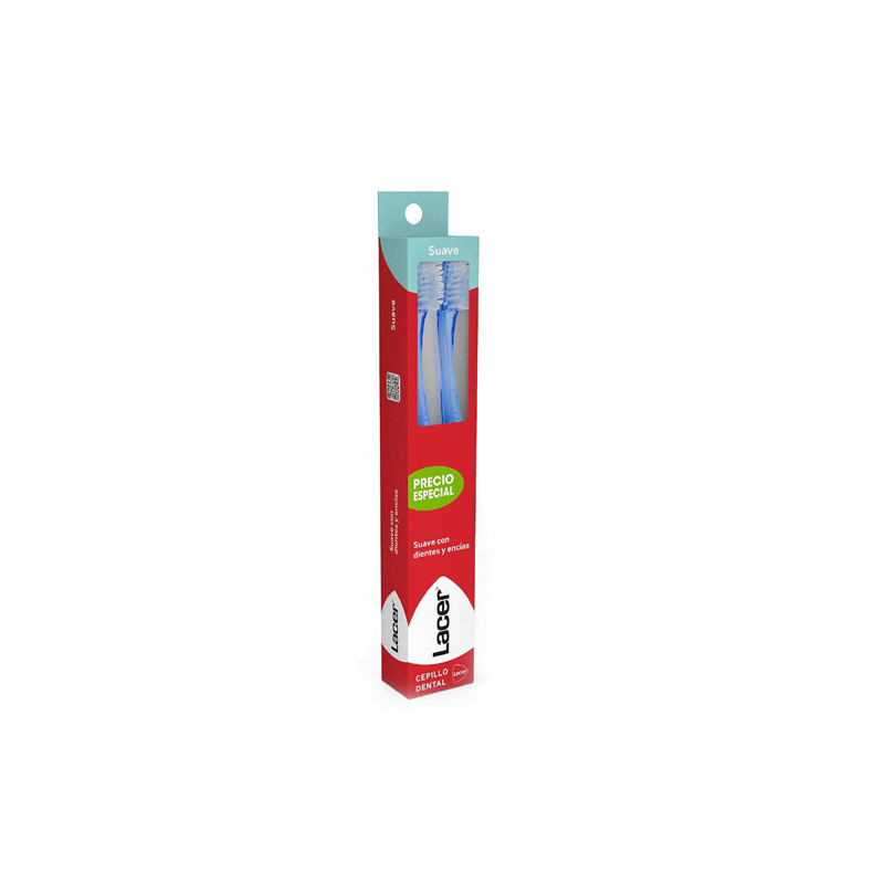 Lacer Cepillo Dental Adulto Suave 2Uds