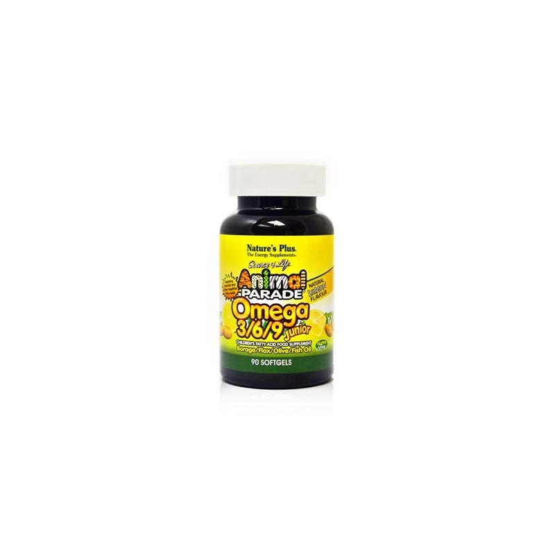 Natures Plus Animal Parade Omega 3-6-9 Junior 90 Perlas