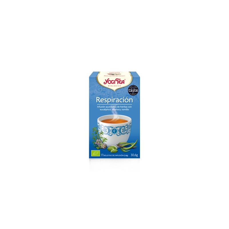 Yogi Tea Respiracion infusion eucalipto albahaca y tomillo 17 uds