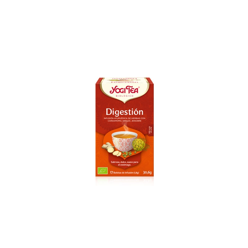 Yogi Tea Digestion Infusion Cardamomo Hinojo Y Jengibre 17 Uds