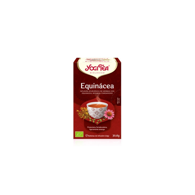 Yogi Tea Equinacea Infusion Equinacea Rooibos y Cardamomo 17 Uds
