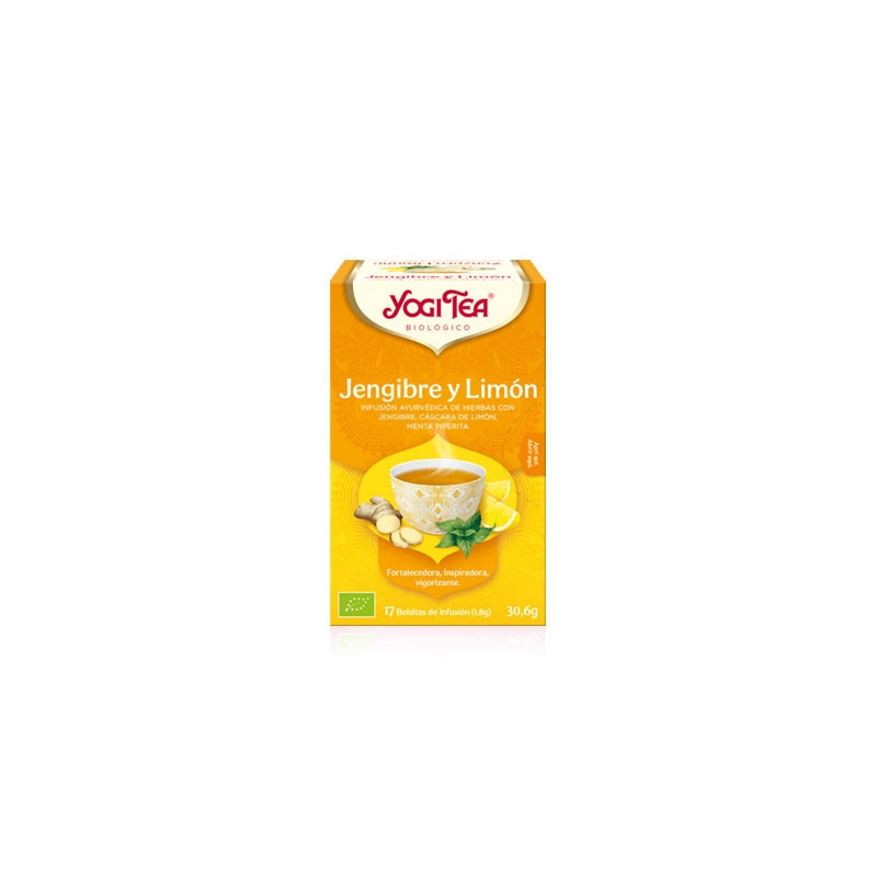 Yogi Tea Jengibre y Limon Infusion Jengibre Limon y Menta 17 Uds