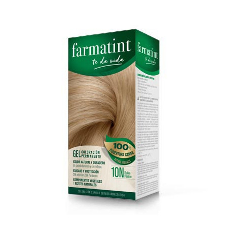 Farmatint 10N Rubio Platino Gel 150ml