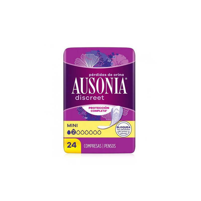 Ausonia Discreet Perdidas de Orina Compresa Mini 24 Uds