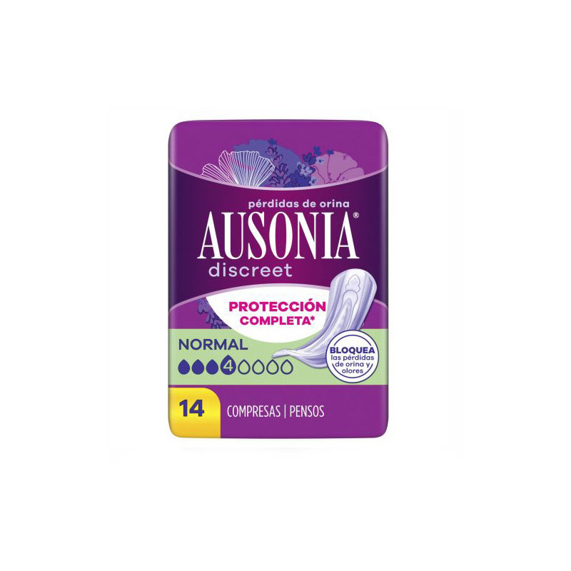 Ausonia Discreet normal compresa 14Uds