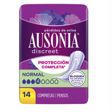 Ausonia Discreet normal compresa 14Uds