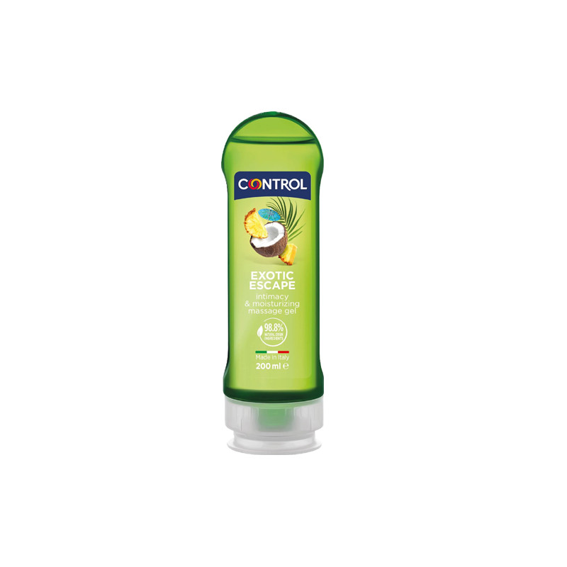 Control Exotic Escape 2 en 1 Gel de Masaje Hidratante 200ml