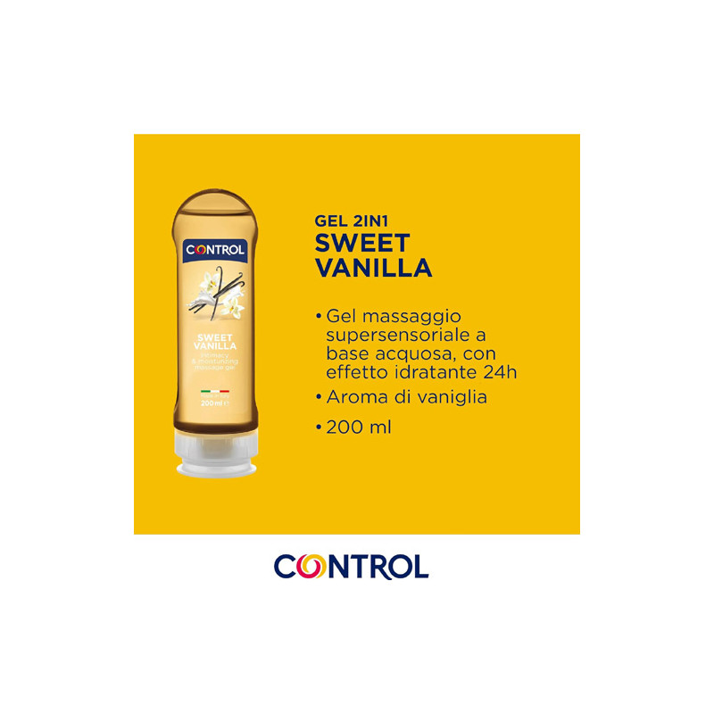 Control Sweet Vainilla 2 En 1 Gel de Masaje 200ml