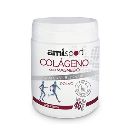 Amlsport Colageno Con Magnesio Sabor Fresa 350gr
