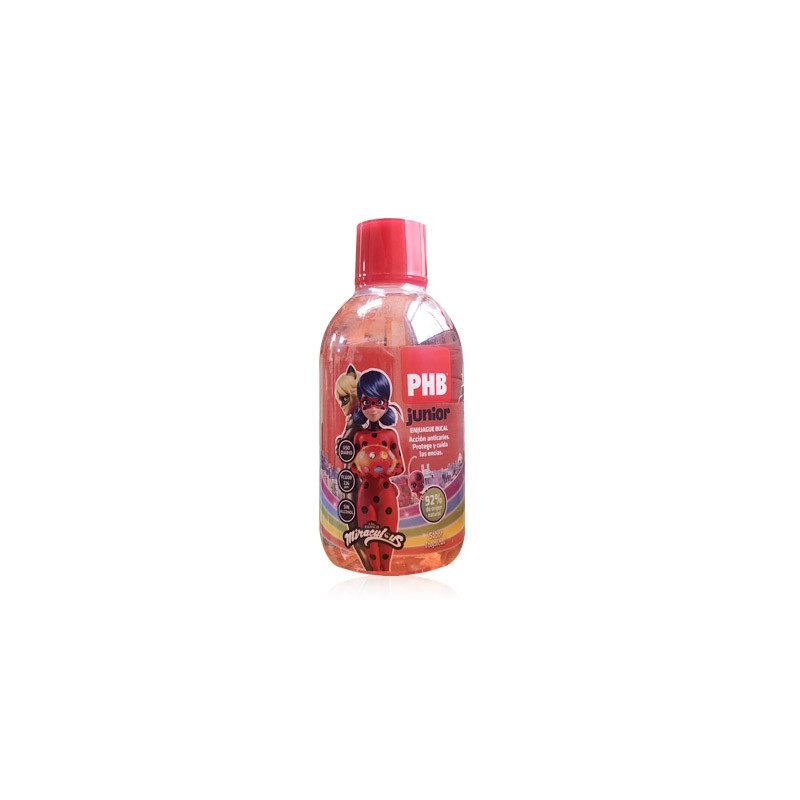 PHB Junior Enjuague Bucal Sabor Fresa 500ml