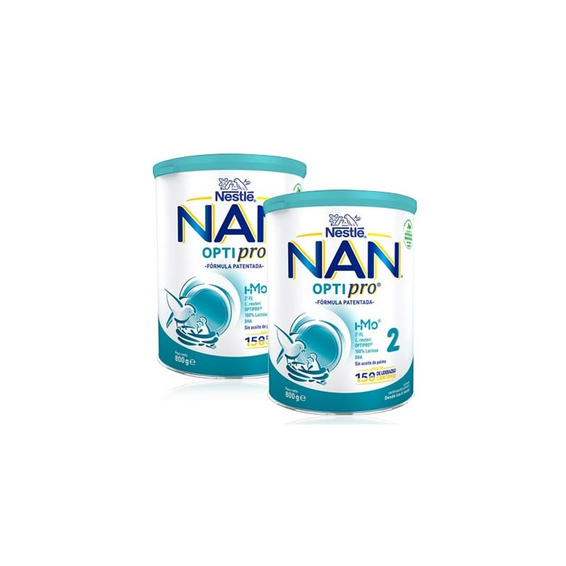 Nestle Nan Optipro 2 Leche de Continuacion Duplo 2x800gr