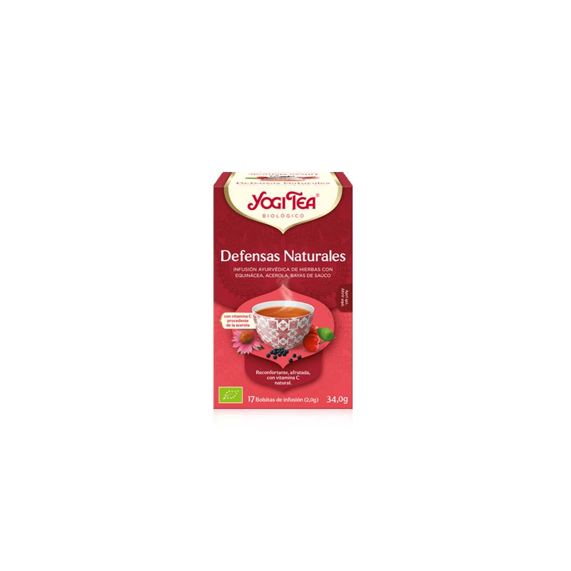 Yogi Tea Defensas Naturales Infusion Equinacea y Acerola 17 Uds