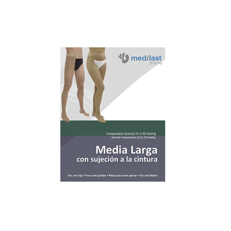 Medilast Media Entera Sujecion Cintura Pierna Derecha T-Gde