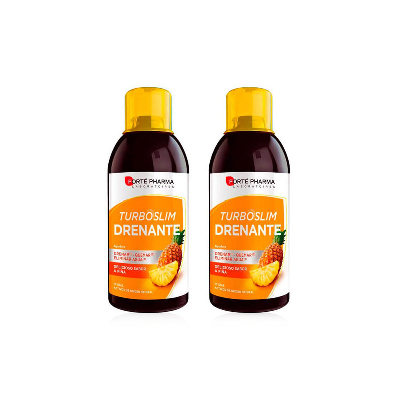 Forte Pharma Turboslim Drenante Sabor Piña Duplo 2x500ml