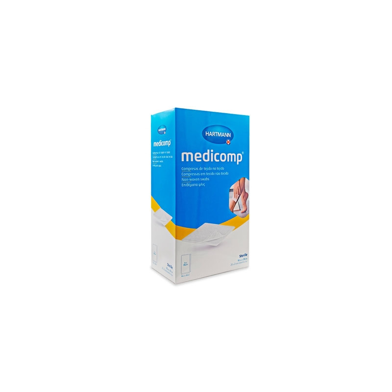 Hartmann Medicomp Gasa Suave sin Tejer 10x20cm 25 Sobres x 2 Uds