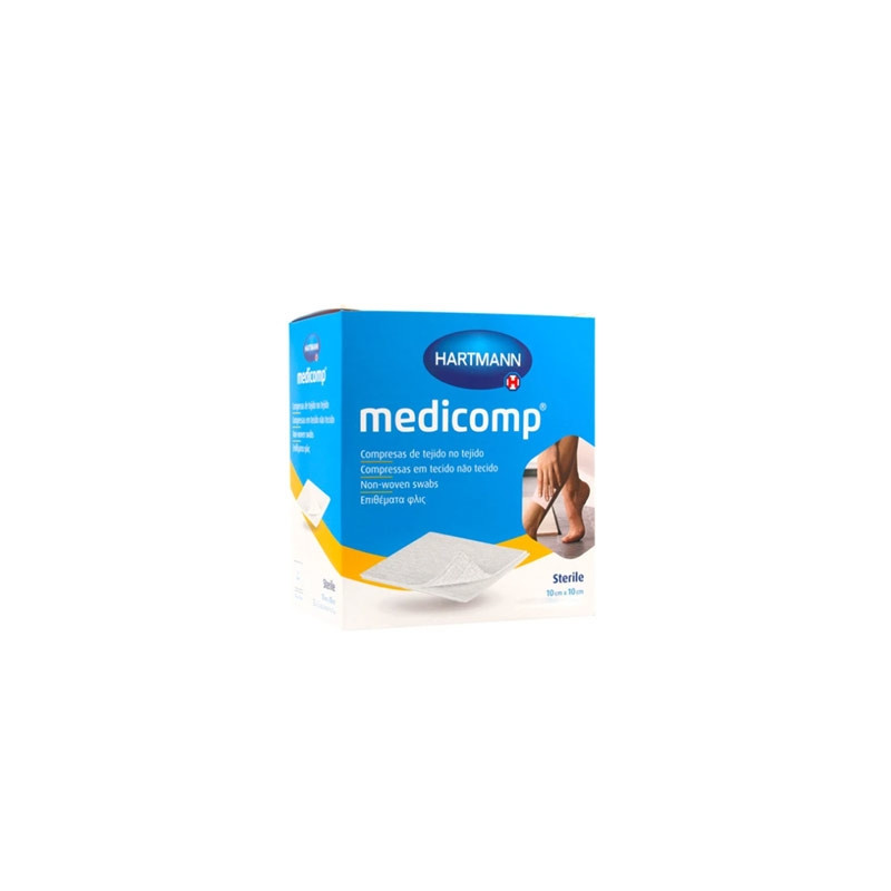 Hartmann Medicomp Gasa Suave Sin Tejer 10x10cm 10 Uds