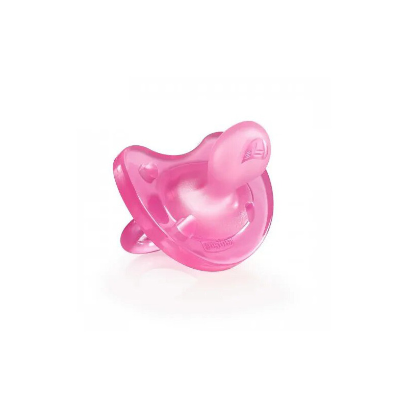Chicco Chupete Silicona Physio Soft Rosa 0-6m 1 Ud