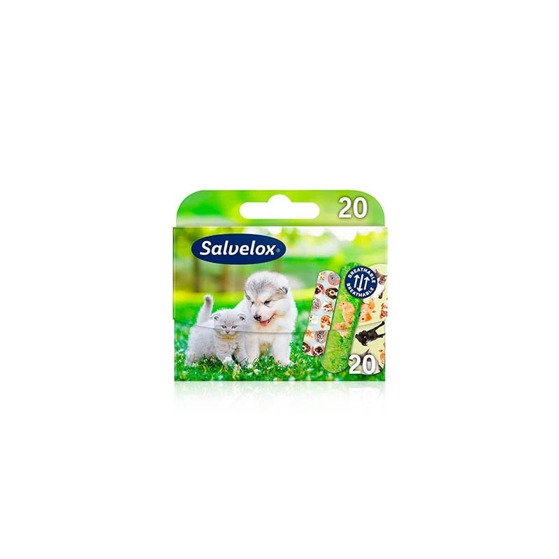 Salvelox Aposito Adhesivo Infantil Animal Planet 20 Uds