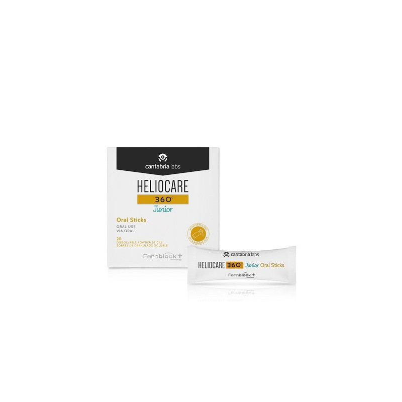 Heliocare 360ºJunior Oral Sticks Preparacion Solar 20 Sobres